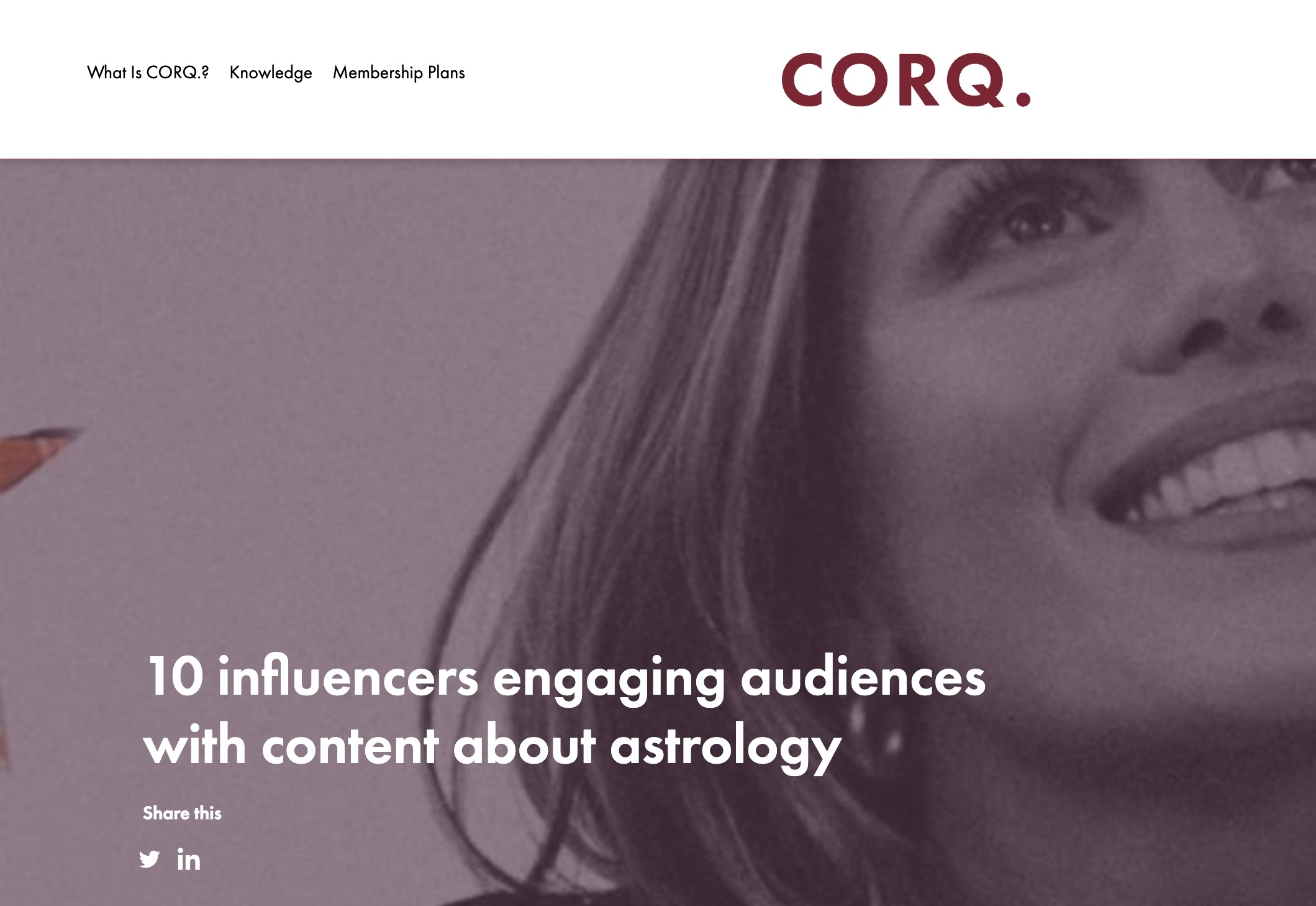 10 influencers engaging audiences with content about astrology