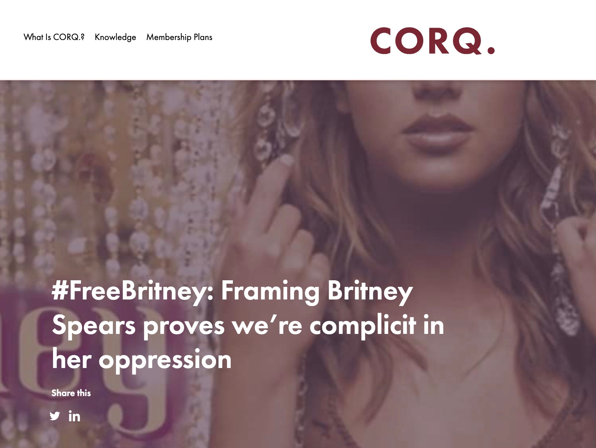#FreeBritney: Framing Britney Spears proves we’re complicit in her oppression