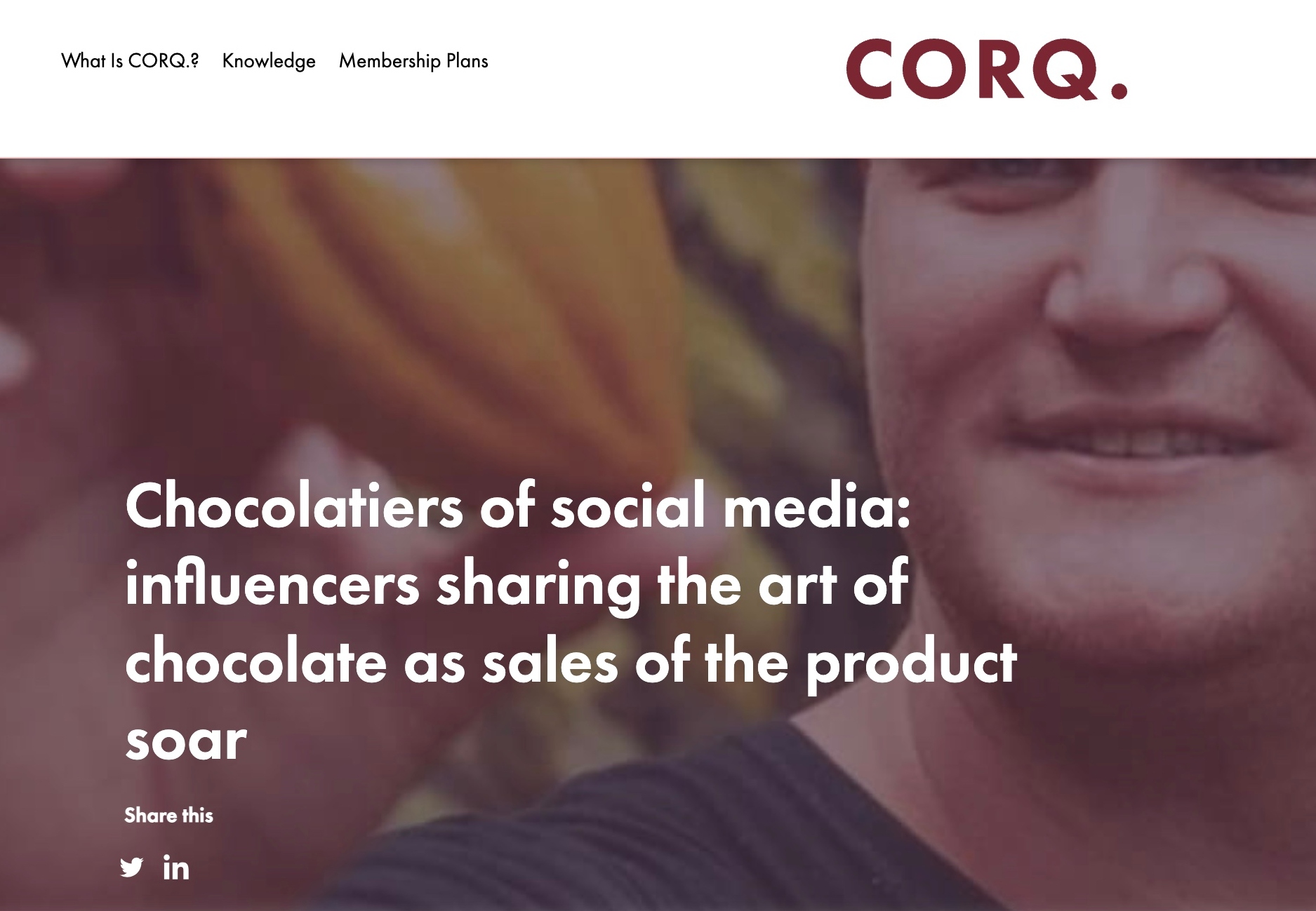 Chocolatiers of social media: influencers sharing the art of chocolate as sales of the product soar