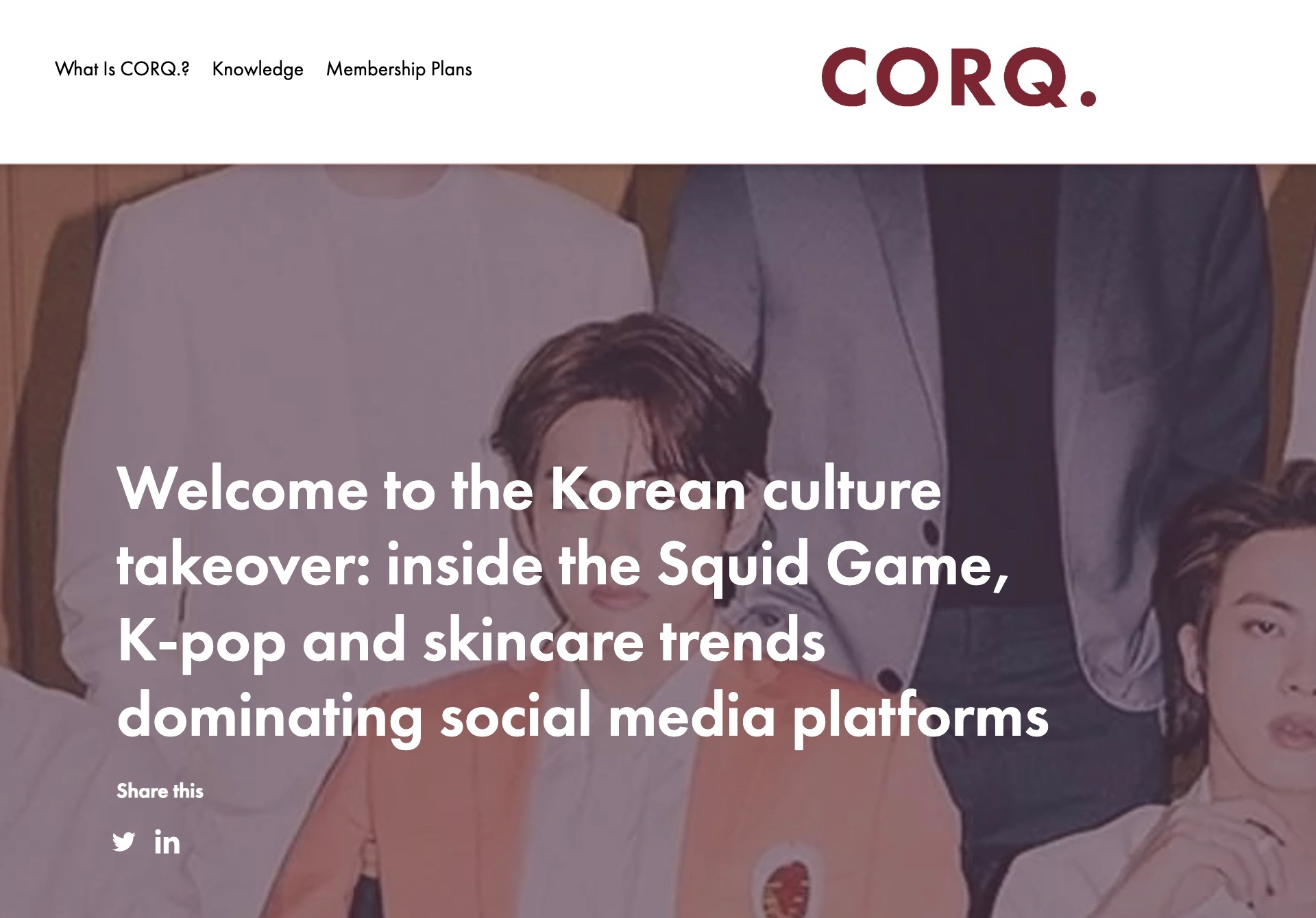 Welcome to the Korean culture takeover: inside the Squid Game, K-pop and skincare trends dominating social media platforms
