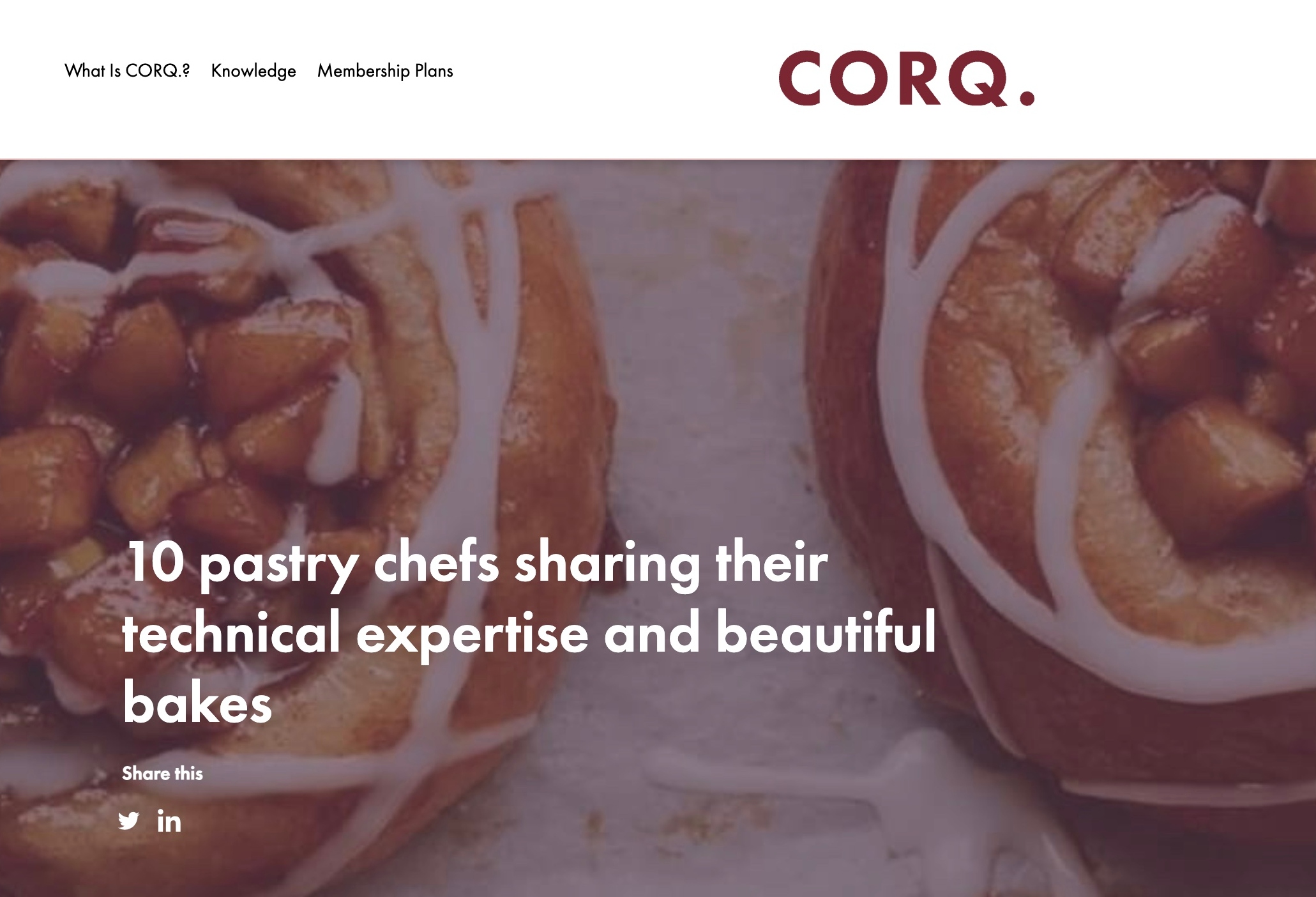 10 pastry chefs sharing their technical expertise and beautiful bakes