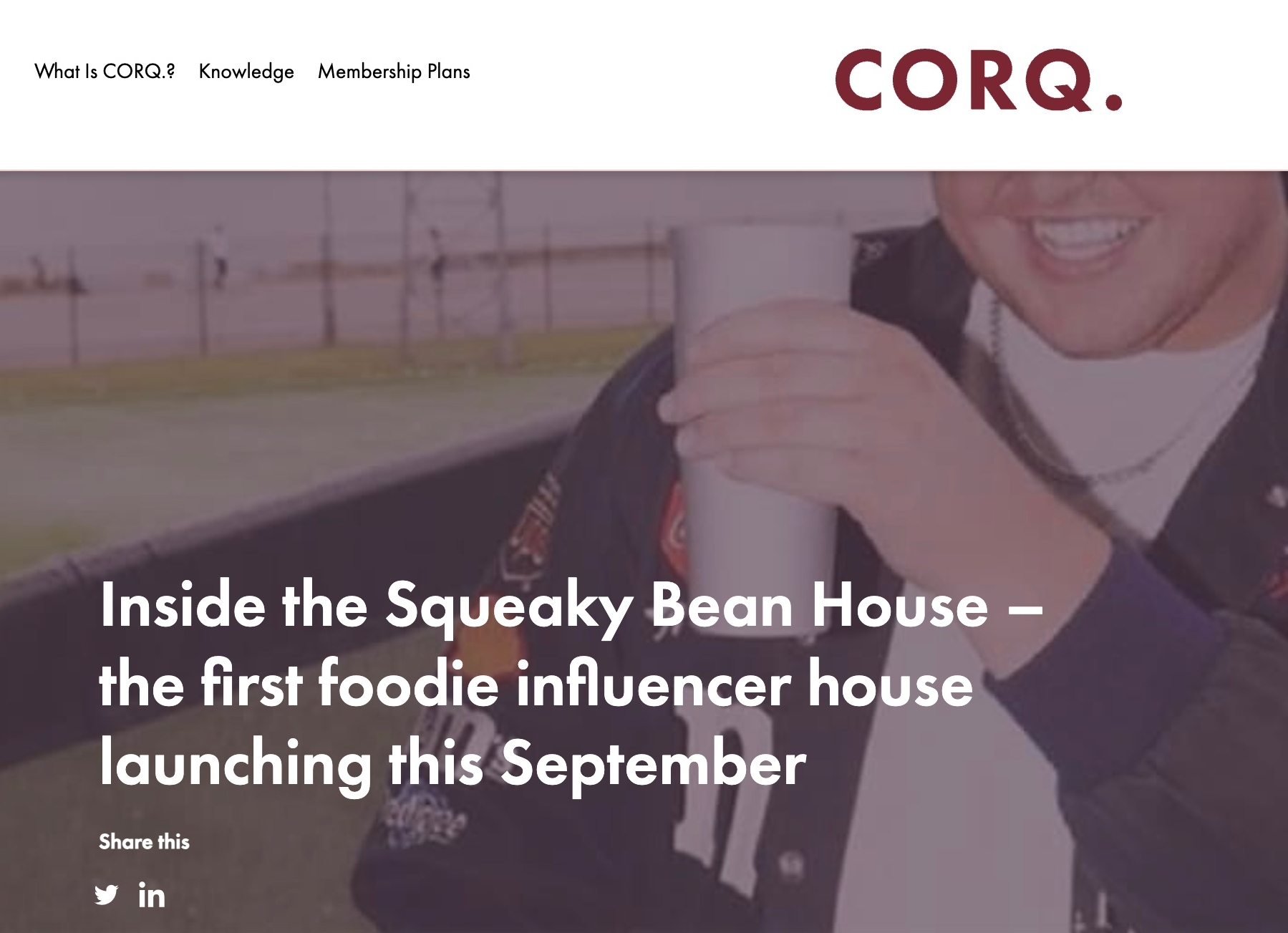 Inside the Squeaky Bean House – the first foodie influencer house launching this September